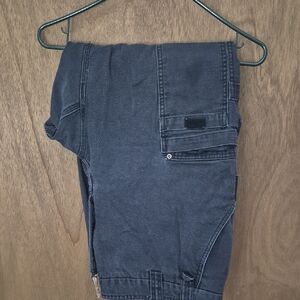 Duluth Trading Co Dark Gray and Tan Pants